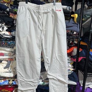 Vintage 80-90s Adidas Cotton Lined Gray Track Pants Size Large